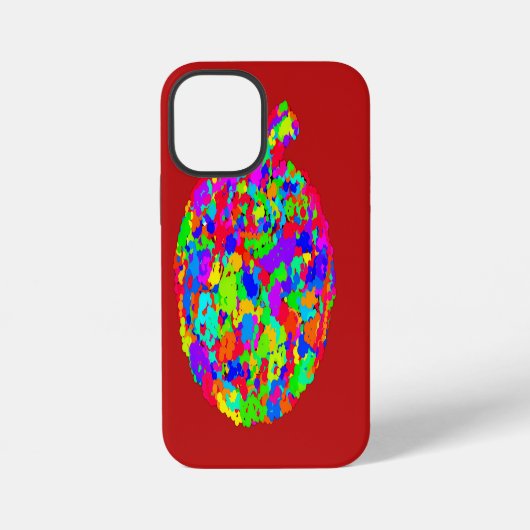 Coque iPhone 12 Mini Fleur de pomme (Verso)