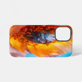 Coque iPhone 12 Mini Fleur orange (Verso Horizontal)