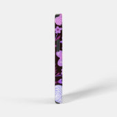 Coque iPhone 12 Mini Fleur papillon rose (Côté droit)