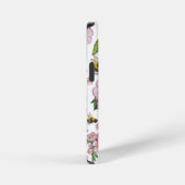 Coque iPhone 12 Mini Flower pomverger avec abeilles aquarelle timon (Côté droit)