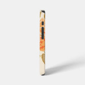 Coque iPhone 12 Mini Fond floral élégant (Côté gauche)