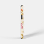 Coque iPhone 12 Mini Fond floral élégant (Côté droit)