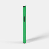 Coque iPhone 12 Mini Fond granuleux vert tendance (Côté droit)