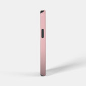 Coque iPhone 12 Mini Fond rose & jolie fille (Côté droit)