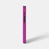 Coque iPhone 12 Mini Fuchsia Ranunculus - Design Floral moderne (Côté gauche)
