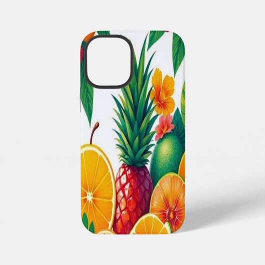Coque iPhone 12 Mini Fusion de fruits (Verso)