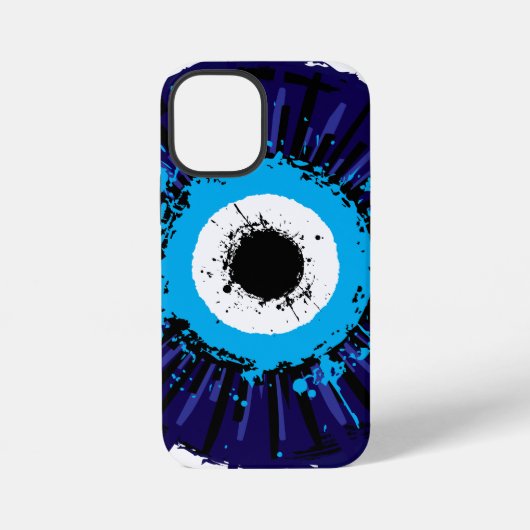 Coque iPhone 12 Mini 🧿 Gardien du mauvais œil (Verso)