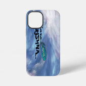 Coque iPhone 12 Mini "Hare Krishna" Plume de Paon Hindou (Verso)