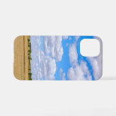 Coque iPhone 12 Mini Harvested wheat fields (Verso Horizontal)