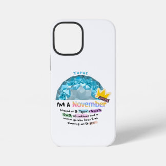 Coque iPhone 12 Mini Hoodies Graphiques avec Pierre de Naissance de Nov