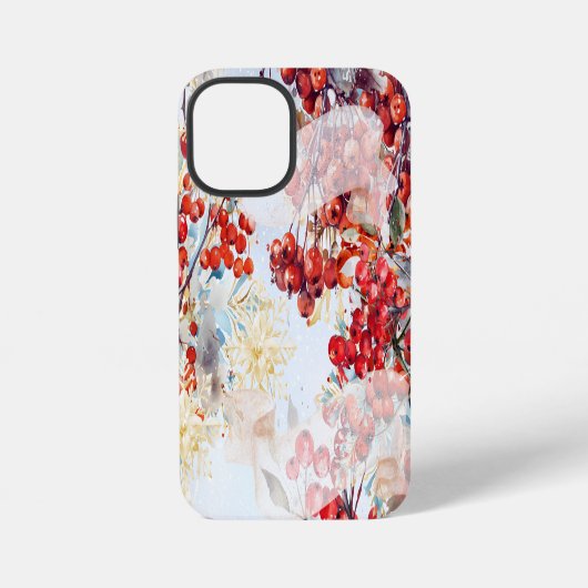 Coque iPhone 12 Mini Houx d'hiver (Verso)