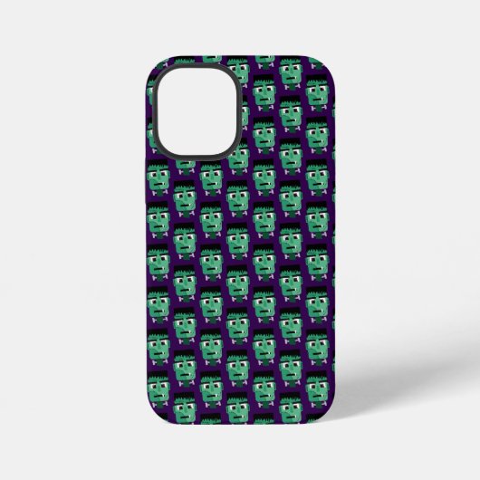 Coque iPhone 12 Mini Illustration du monstre de Frankenstein (Verso)