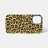 Coque iPhone 12 Mini Imprimé animalier léopard (Verso Horizontal)