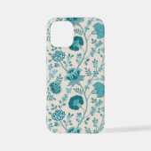 Coque iPhone 12 Mini Jacobean Floral Big Motif Tee sur Crème (Verso)