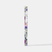 Coque iPhone 12 Mini Jardin de lavande rose rose printanier (Côté gauche)