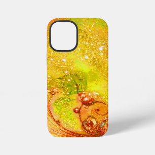 Coque iPhone 12 Mini JARDIN DE PAPILLONS MAGIQUES OMBRES PERDUES Or Jau