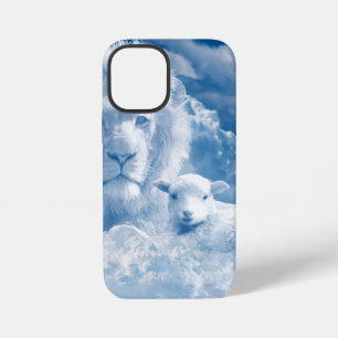 COQUE iPhone 12 MINI JÉSUS L'AGNEAU ET JÉSUS LE LION