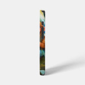 Coque iPhone 12 Mini Joli petit elfe dans la rivière (Côté gauche)