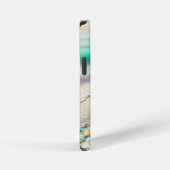 Coque iPhone 12 Mini Jolie plage Ocean avec verre de mer (Côté droit)