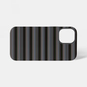 Coque iPhone 12 Mini Jolies rayures rétro modernes (Verso Horizontal)