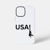 Coque iPhone 12 Mini joueur de basket-ball américain (Verso)