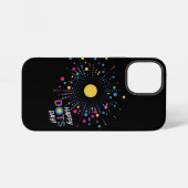 Coque iPhone 12 Mini jour des points heureux (Verso Horizontal)