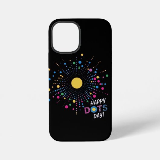 Coque iPhone 12 Mini jour des points heureux (Verso)
