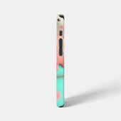 Coque iPhone 12 Mini Kawaii carnet de crème glacée rose (Côté gauche)