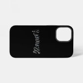 Coque iPhone 12 Mini Kenneth nom masculin, (Verso Horizontal)