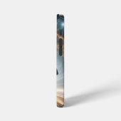 Coque iPhone 12 Mini La petite danse rencontre l'univers (Côté gauche)