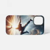 Coque iPhone 12 Mini La petite danse rencontre l'univers (Verso Horizontal)
