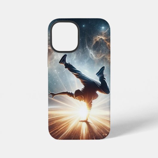 Coque iPhone 12 Mini La petite danse rencontre l'univers (Verso)