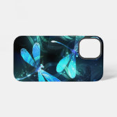 Coque iPhone 12 Mini Lac Libellules Brillantes (Verso Horizontal)