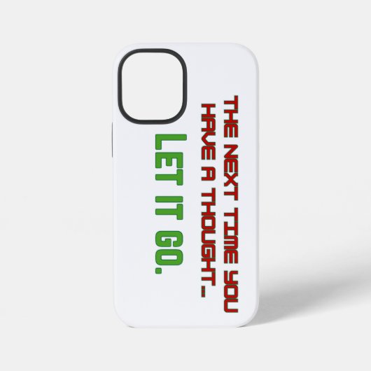 Coque iPhone 12 Mini Lâche prise (Verso)
