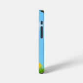 Coque iPhone 12 Mini Lapin dans les tulipes (Côté gauche)