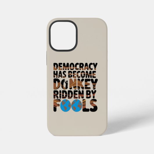 Coque iPhone 12 Mini Le pouvoir de l'ignorant (Verso)