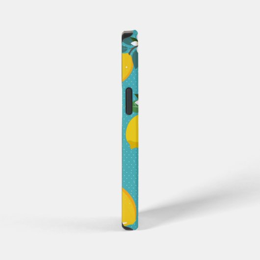 Coque iPhone 12 Mini lemon pattern phone case (Côté droit)