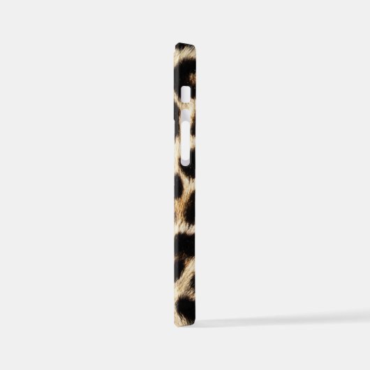Coque iPhone 12 Mini Léopard iPhone 12 MiniSlim Coque, brillant (Côté gauche)