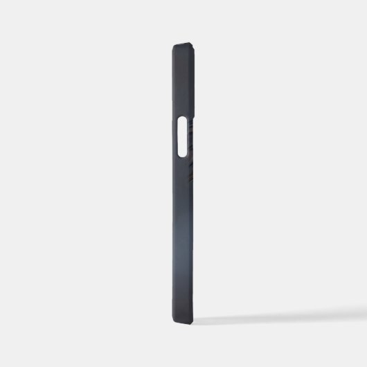 Coque iPhone 12 Mini Loup noir (Côté droit)