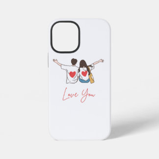 Coque iPhone 12 Mini ❤️ Love You Forever - Étuis sur mesure pour iPhone