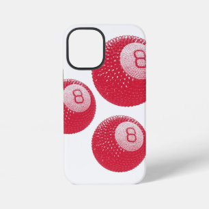 Coque iPhone 12 Mini Lucky Disco 8 Rose, Lucky Disco Ball, Funky Art
