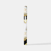 Coque iPhone 12 Mini Lumière transparente avec étoiles or (Côté droit)