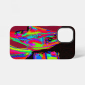 Coque iPhone 12 Mini Luna Louve-Femme (Verso Horizontal)