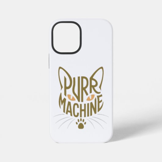 Coque iPhone 12 Mini machine à ronronner (Verso)