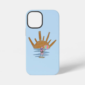 Coque iPhone 12 Mini Manchot balle de plage
