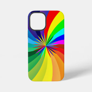 Coque iPhone 12 Mini Mandala-46556 couleur arc-en-ciel