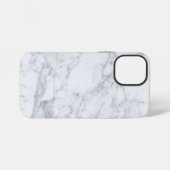 Coque iPhone 12 Mini Marbre blanc (Verso Horizontal)