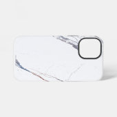 Coque iPhone 12 Mini Marbre Blanc Naturel (Verso Horizontal)