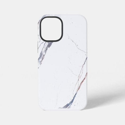 Coque iPhone 12 Mini Marbre Blanc Naturel (Verso)