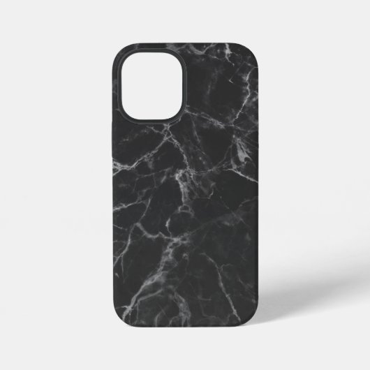 Coque iPhone 12 Mini Marbre noir (Verso)